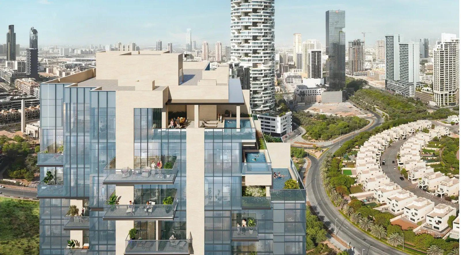 Apartamentos em um empreendimento residencial em Jumeirah Village Circle, Dubai, Emirados Árabes Unidos