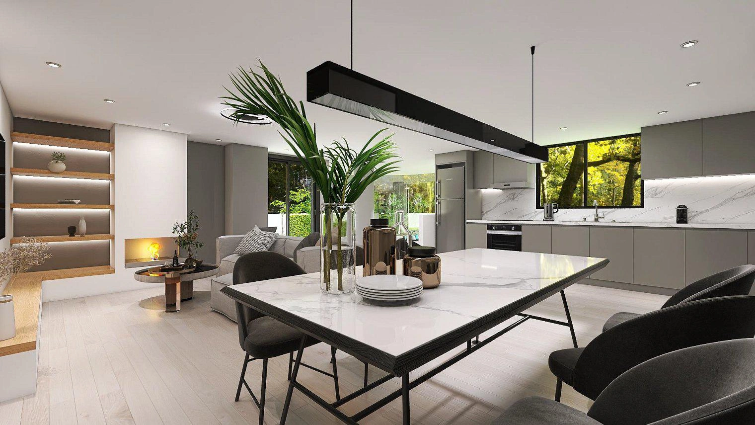 그리스 아티카 부울라(Voula) 해안 근처 저층 주거단지 내 아파트