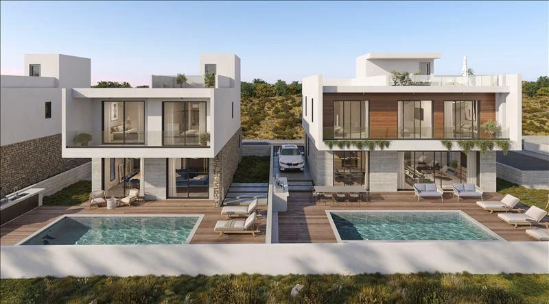 Villas in a new gated complex in Paphos, Cyprus