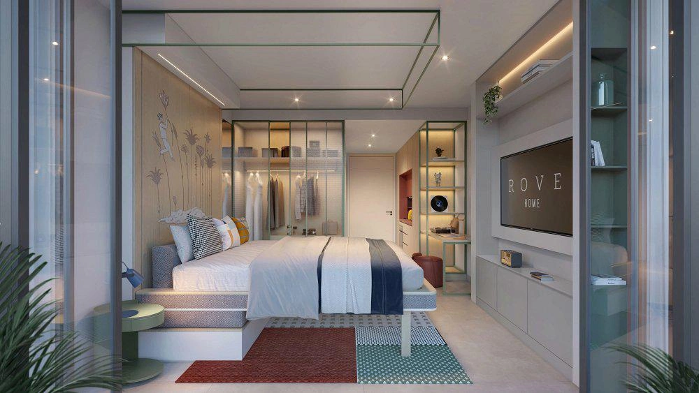 شقق Rove Home Marasi Drive، الإمارات العربية المتحدة، دبي