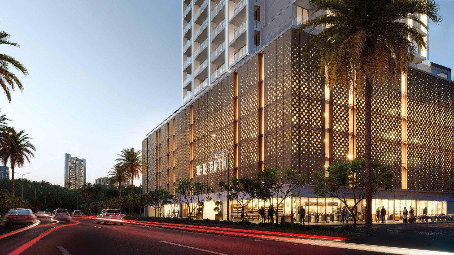 位于阿拉伯联合酋长国迪拜朱美拉村环(Jumeirah Village Circle)住宅小区的公寓