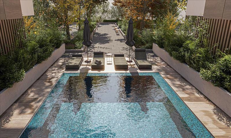 Apartments in a residential complex in Larnaca, Cyprus