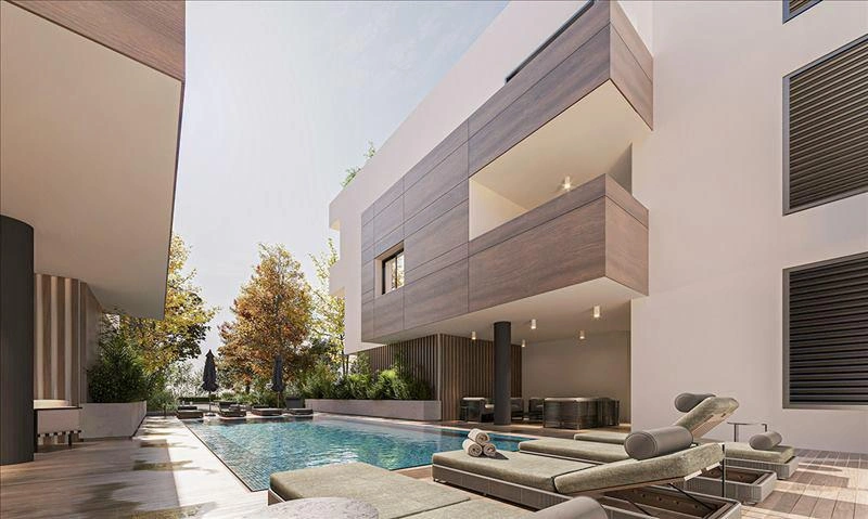 Apartments in a residential complex in Larnaca, Cyprus