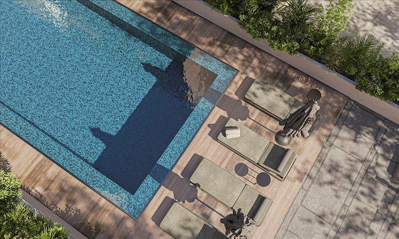 Apartments in a residential complex in Larnaca, Cyprus