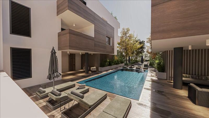 Apartments in a residential complex in Larnaca, Cyprus