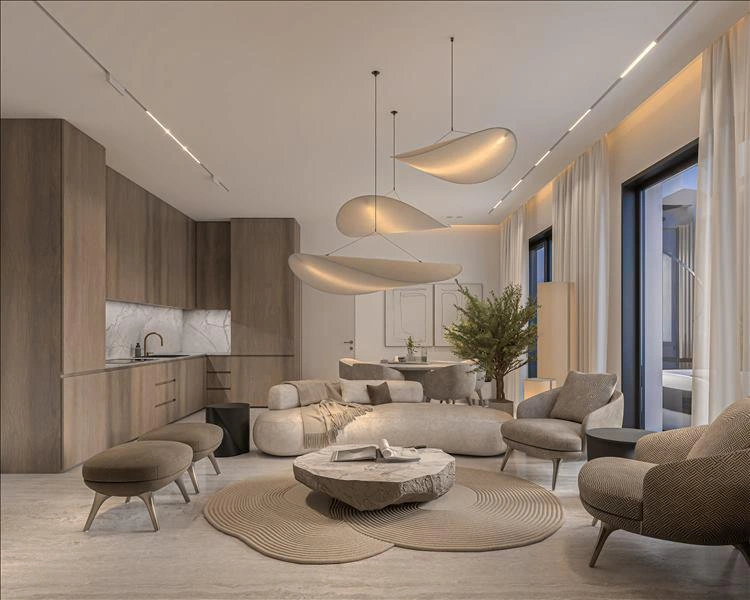 Apartments in a residential complex in Larnaca, Cyprus