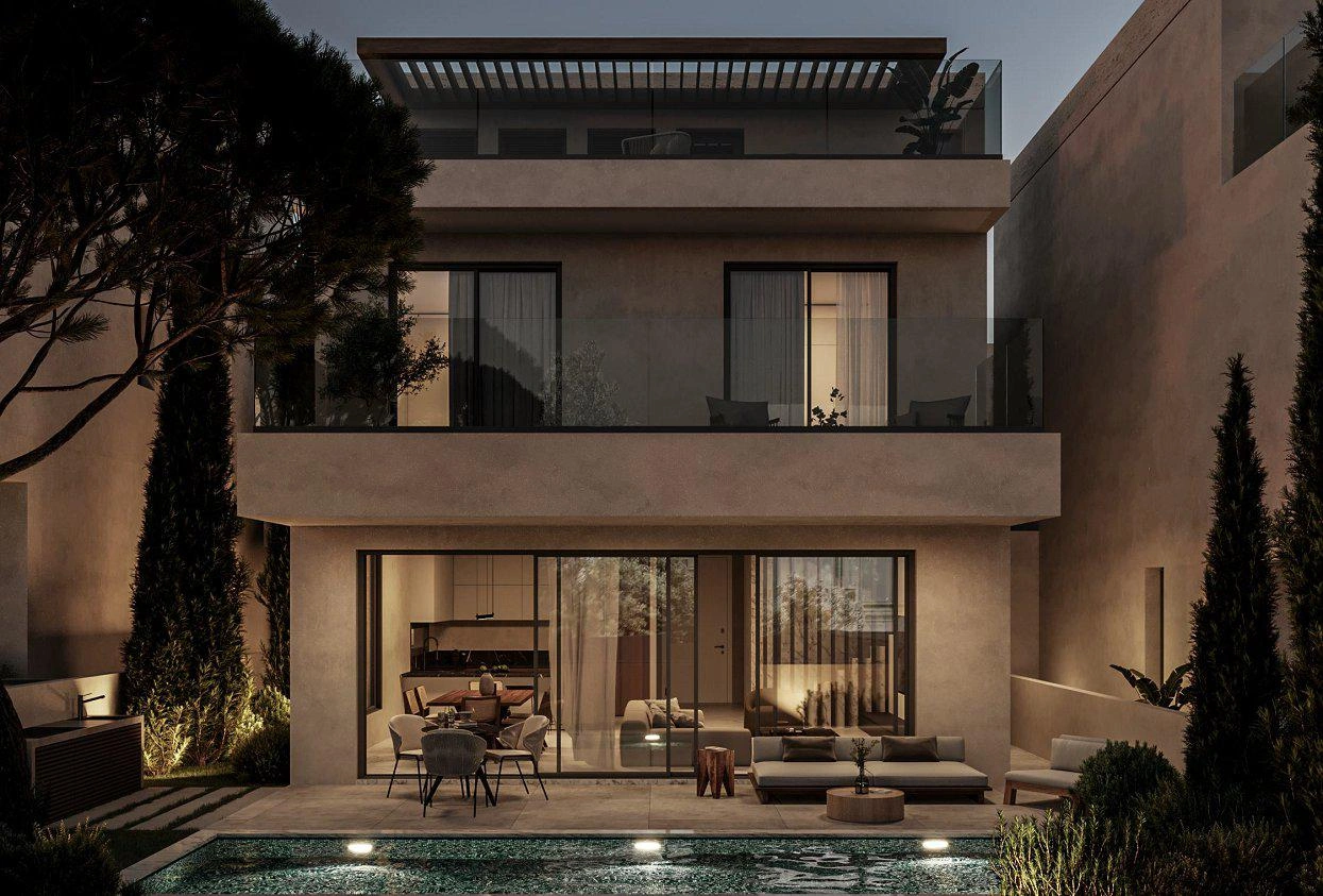 فيلات في مجمع سكني بالقرب من الشاطئ في لارنكا، قبرص