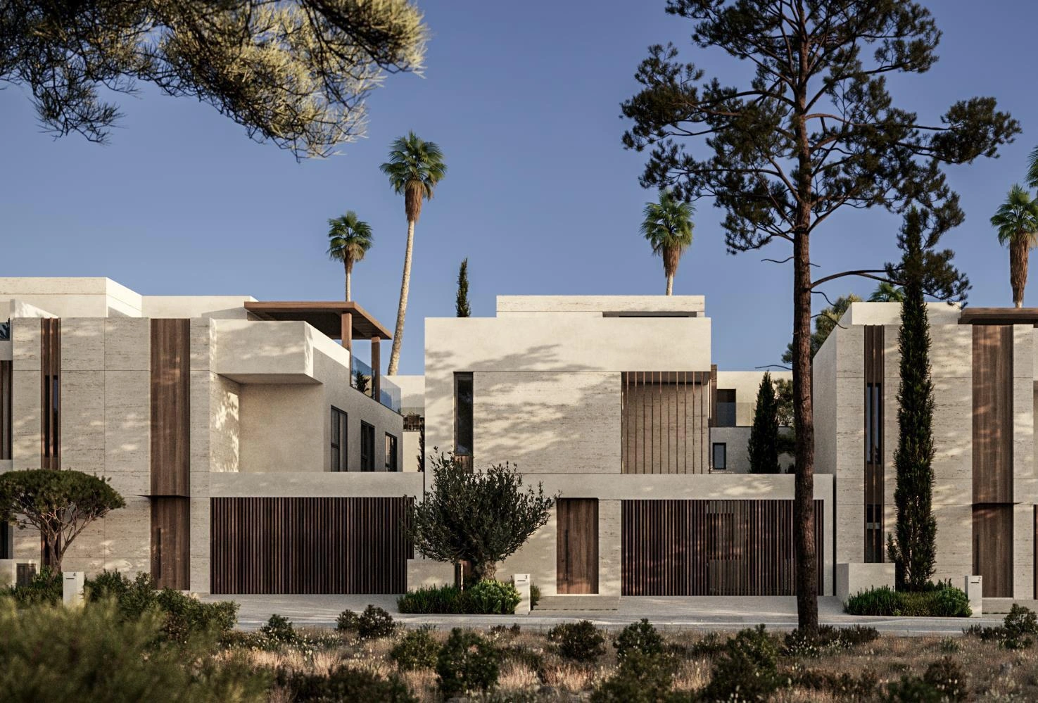 فيلات في مجمع سكني بالقرب من الشاطئ في لارنكا، قبرص