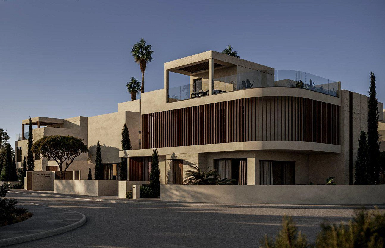 فيلات في مجمع سكني بالقرب من الشاطئ في لارنكا، قبرص