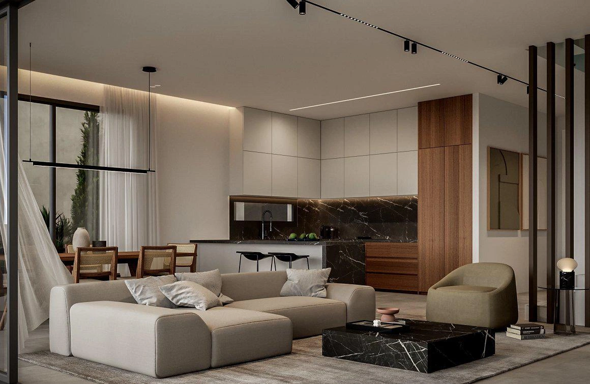 فيلات في مجمع سكني بالقرب من الشاطئ في لارنكا، قبرص