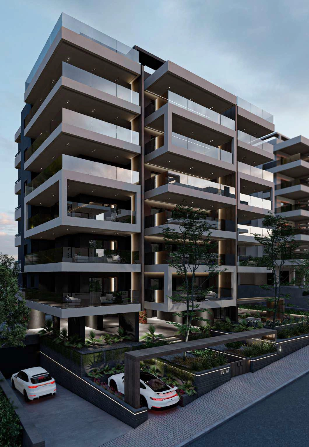 شقق مع منطقة خضراء في أتيكا، اليونان