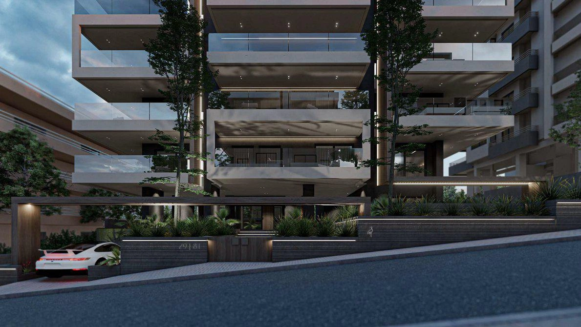 شقق مع منطقة خضراء في أتيكا، اليونان