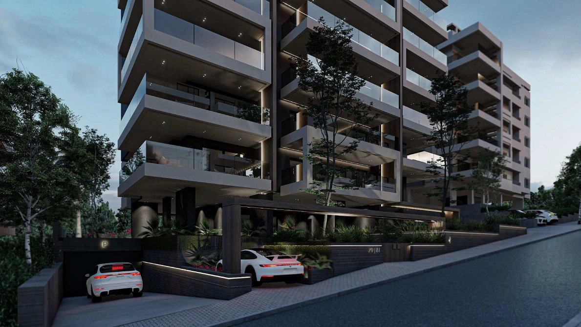 شقق مع منطقة خضراء في أتيكا، اليونان