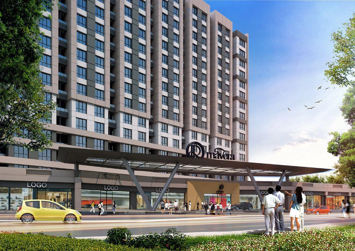 Residences in a modern residential complex in Istanbul, Turkiye