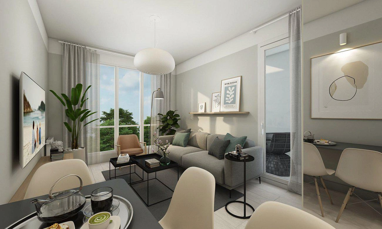 شقق في مجمع سكني عصري في إسطنبول، تركيا