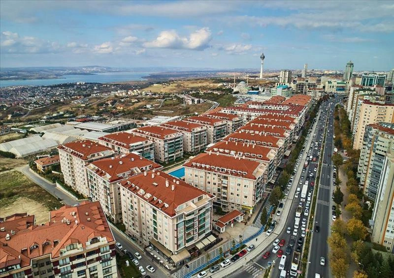 Apartments in a residential complex near the beach and marina in Istanbul, Turkiye