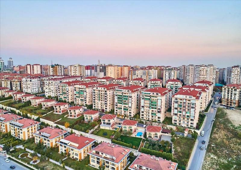 Apartments in a residential complex near the beach and marina in Istanbul, Turkiye