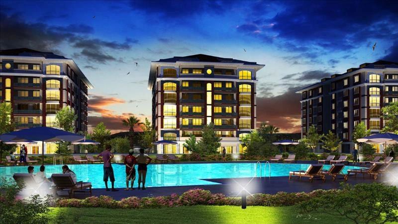 شقق في مجمع سكني قرب الشاطئ والمارينا في إسطنبول، تركيا