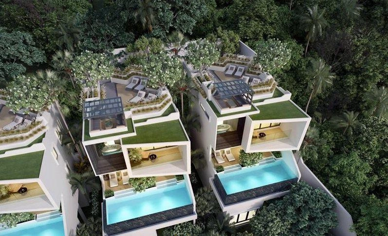 فلل بإطلالة بانورامية على البحر في بوكيت، تايلاند