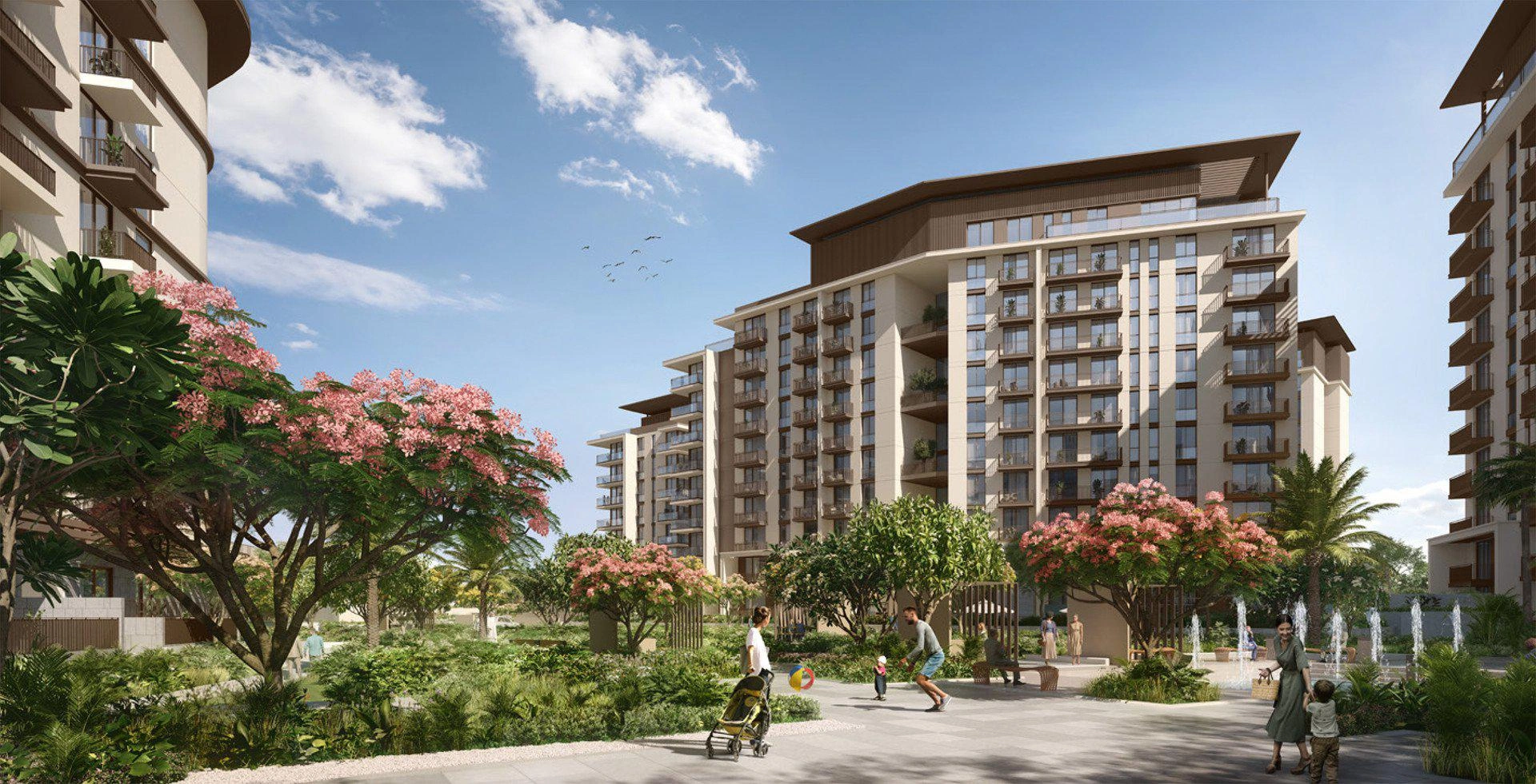 阿拉伯联合酋长国迪拜 Umm Suqeim 的住宅小区公寓