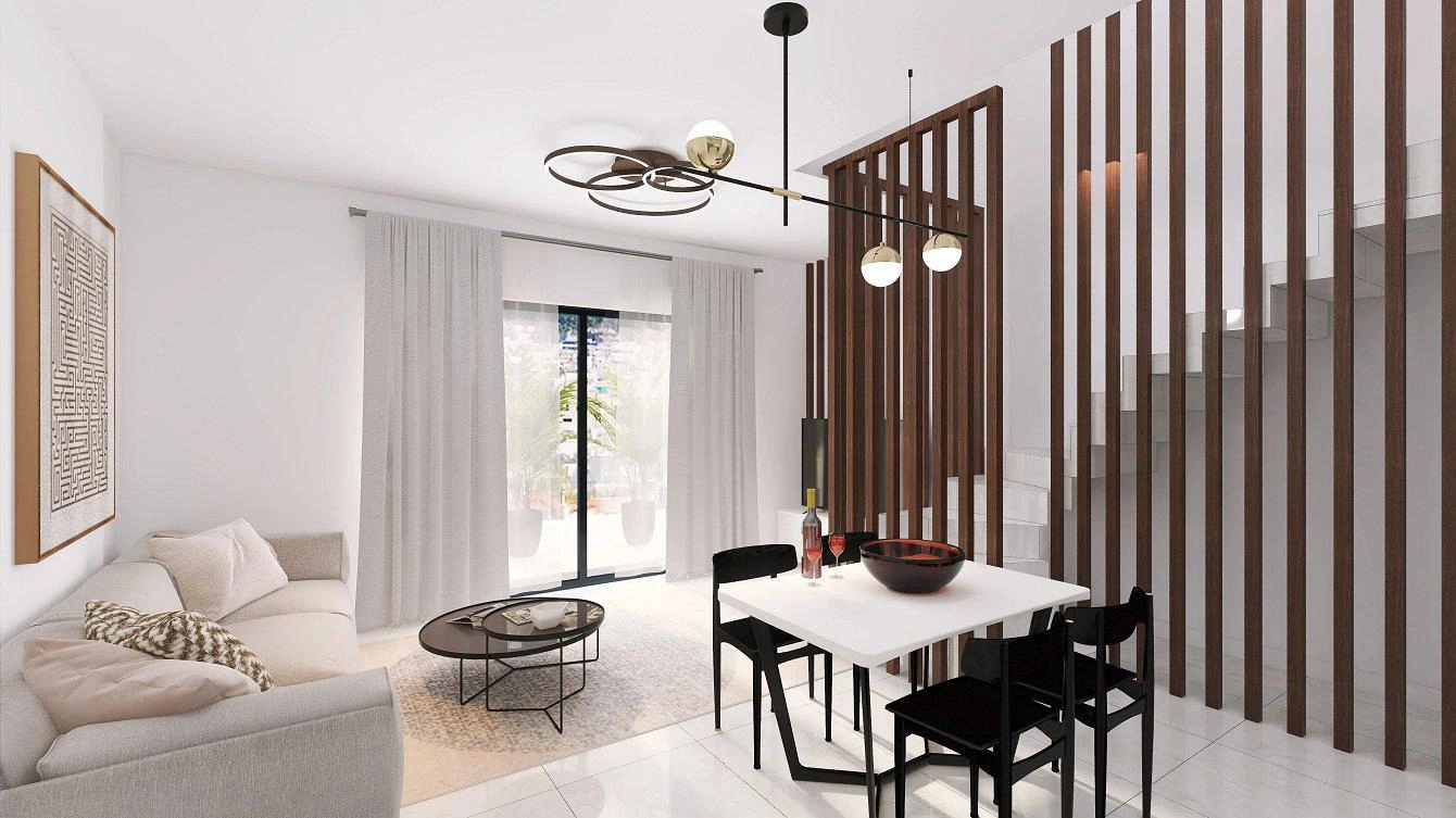 Duplexes in a modern residential complex in Attica, Greece