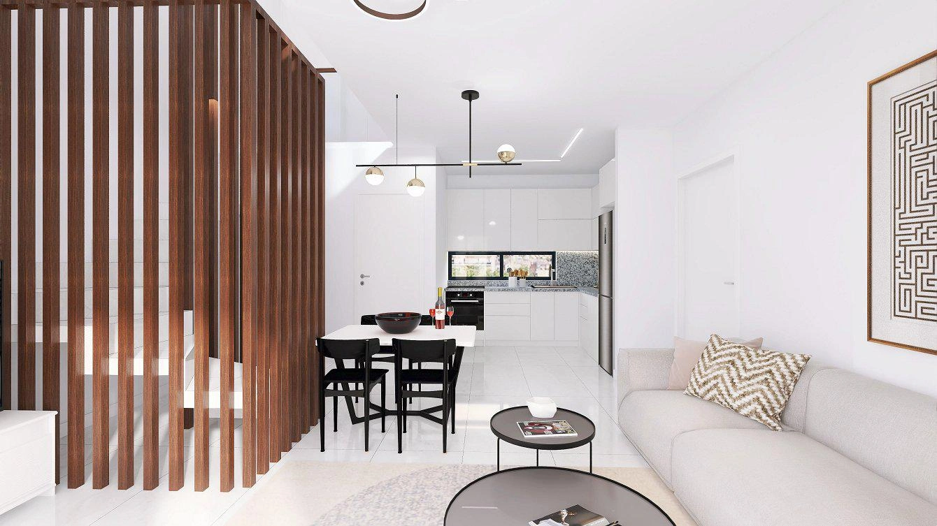 Duplexes in a modern residential complex in Attica, Greece