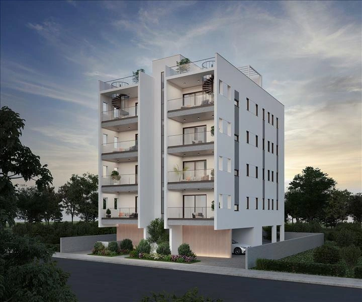 Apartments in a new low-rise residence in Larnaca, Cyprus