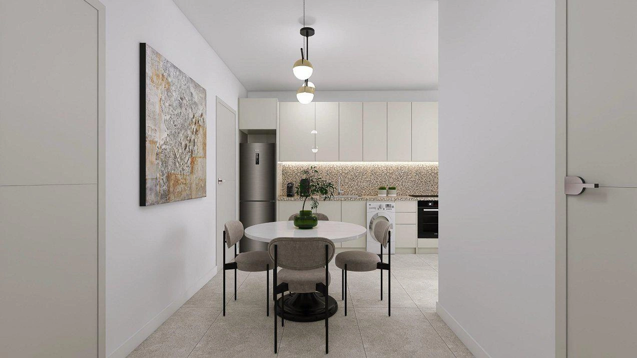 Apartments in a modern residential complex in Piraeus, Greece