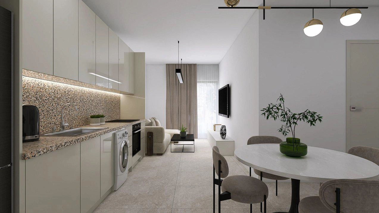 Apartments in a modern residential complex in Piraeus, Greece