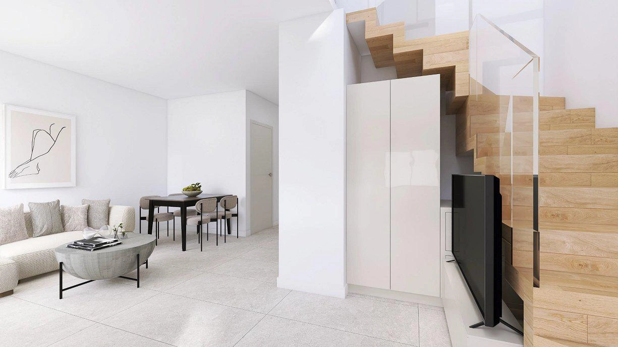 Apartments in a modern residential complex in Piraeus, Greece