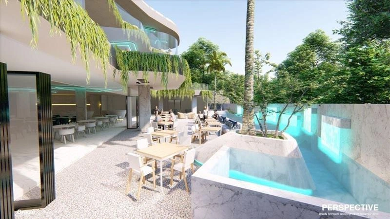 Apartments in a residential complex near Rawai Beach in Phuket, Thailand