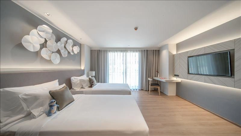 Apartments in a residential complex near Rawai Beach in Phuket, Thailand