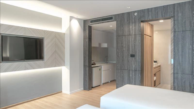 Apartments in a residential complex near Rawai Beach in Phuket, Thailand