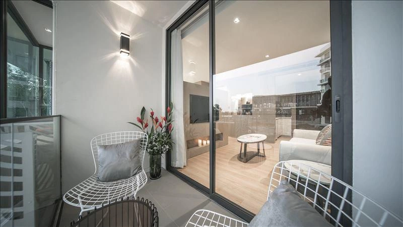 Apartments in a residential complex near Rawai Beach in Phuket, Thailand