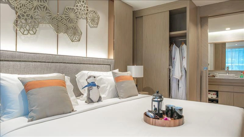 Apartments in a residential complex near Rawai Beach in Phuket, Thailand