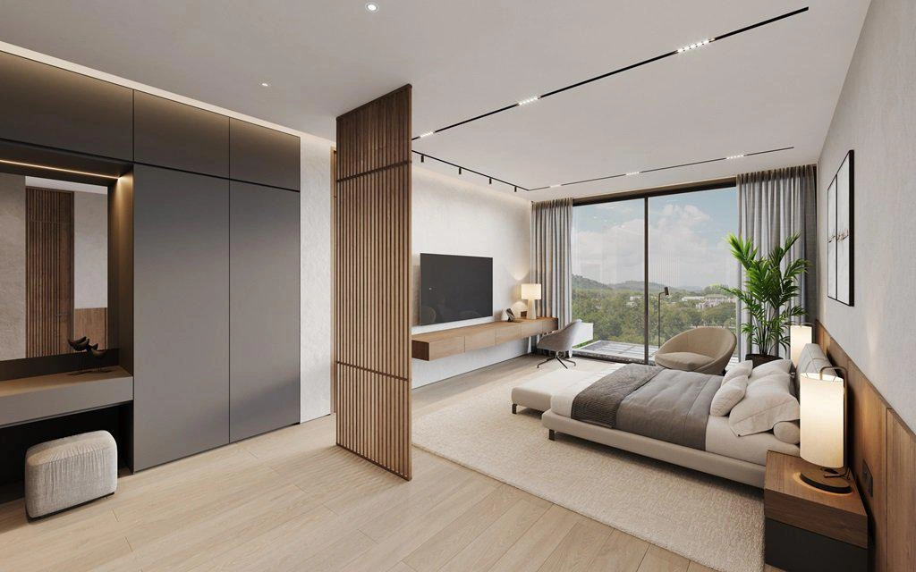 فلل في مجتمع مسوَّر خاص في كو كايو، بوكيت، تايلاند