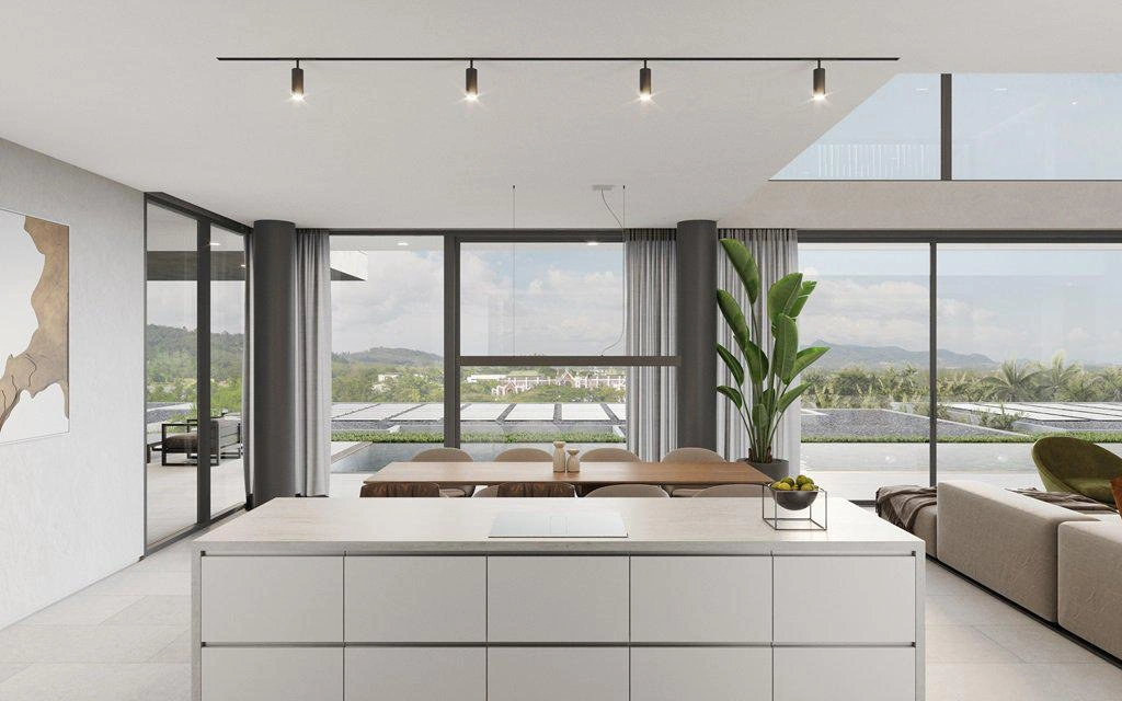 فلل في مجتمع مسوَّر خاص في كو كايو، بوكيت، تايلاند