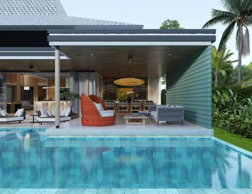 فيلات في مجمّع سكني جديد قرب شواطئ لايان وبانغ تاو، بوكيت، تايلاند