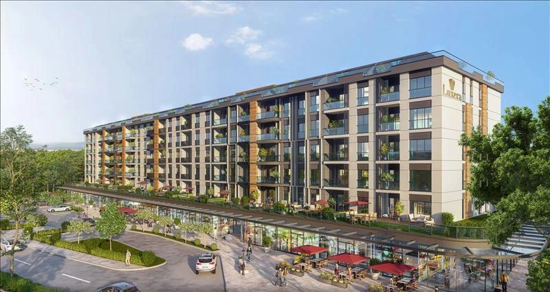 Appartamenti in un complesso residenziale a Istanbul, Turchia