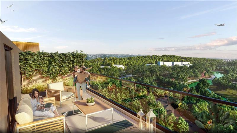 Appartamenti in un complesso residenziale a Istanbul, Turchia