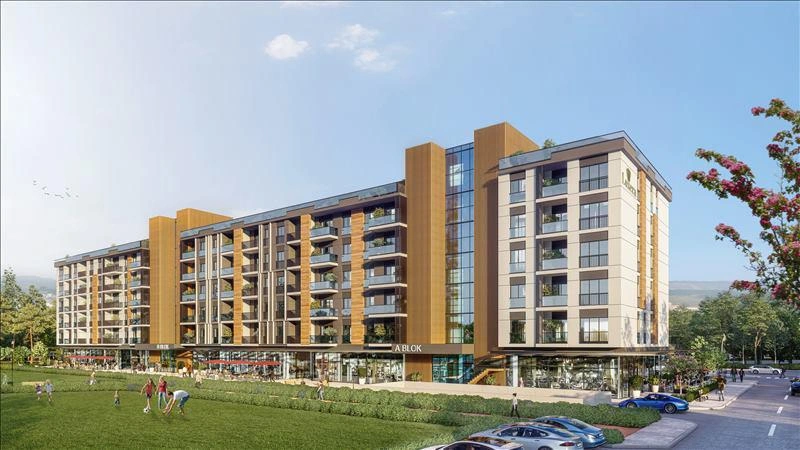 Appartamenti in un complesso residenziale a Istanbul, Turchia