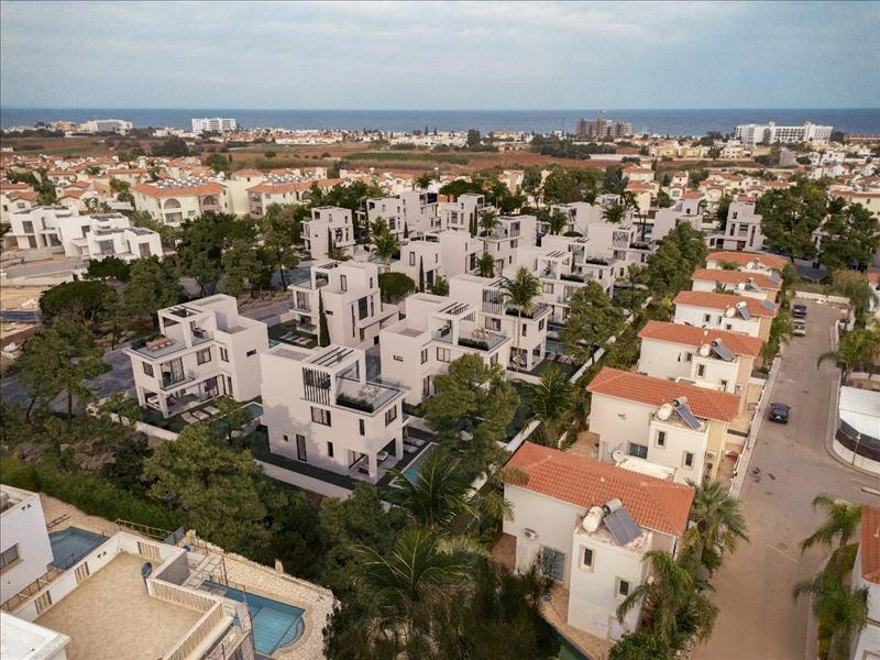 Villas en un complejo residencial moderno en Famagusta, Chipre