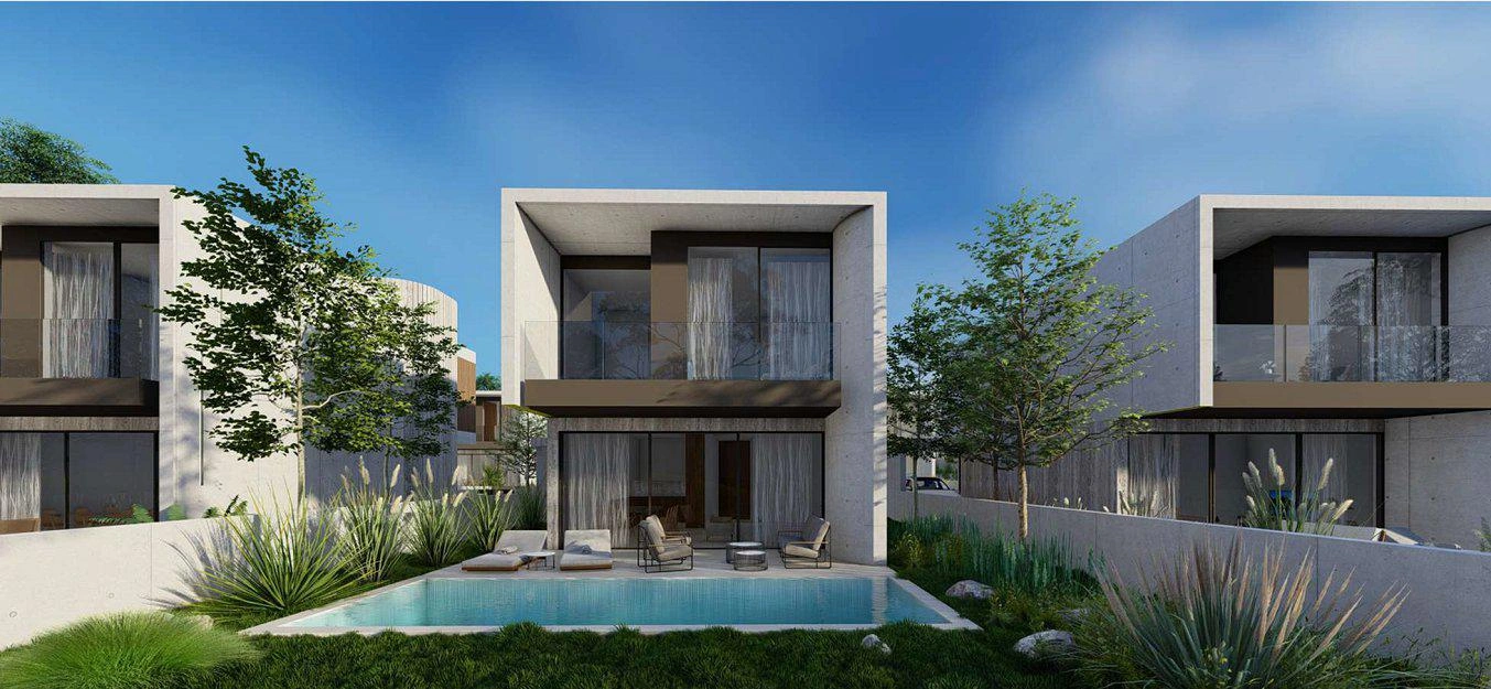 Residences in a residential complex in Paphos, Cyprus
