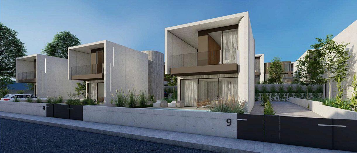 Residences in a residential complex in Paphos, Cyprus