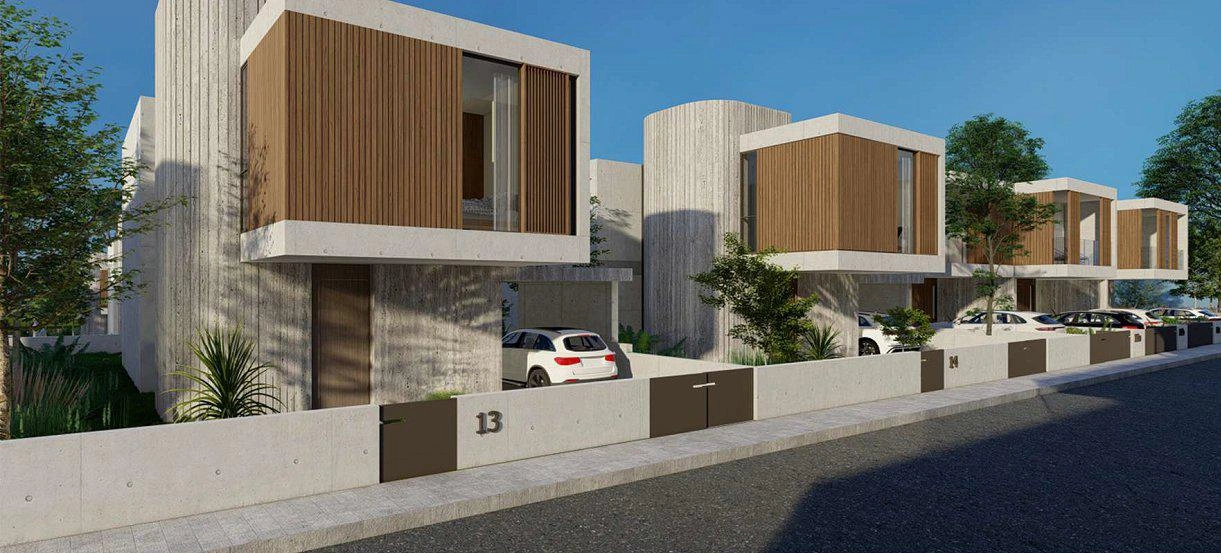 Residences in a residential complex in Paphos, Cyprus