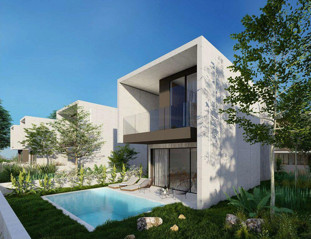 Residences in a residential complex in Paphos, Cyprus