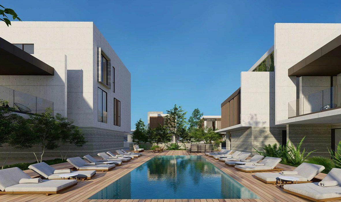 Residences in a residential complex in Paphos, Cyprus