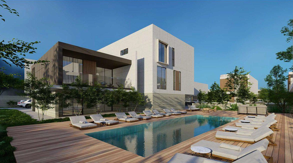 Residences in a residential complex in Paphos, Cyprus
