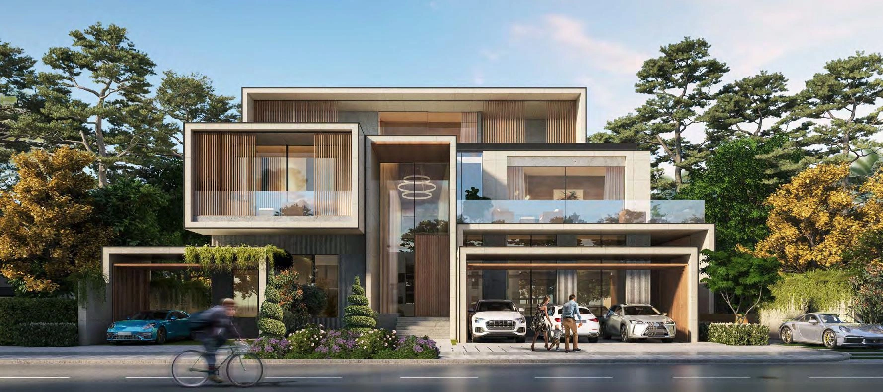 位于迪拜(阿联酋)现代住宅小区的别墅