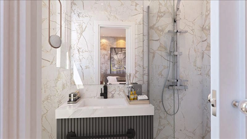 آپارتمانها در مجموعهای مسکونی مدرن در لارناکا، قبرس